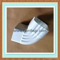 5.2 inch Best price custom white pvc rain water downspout  pipe tube&fitting 3