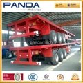 Panda flatbed semi trailer