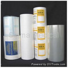 Sterilization paper rolls for packing machines