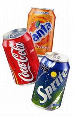 Coca Cola Schweppes Sprite Fanta Pepsi 7UP Mirinda Oasis tropical Mountain dew