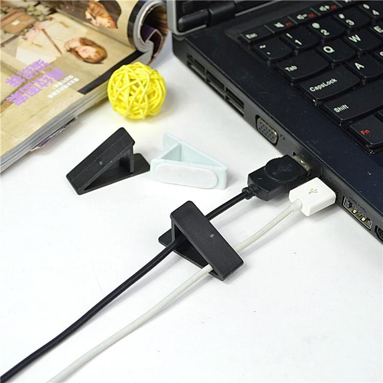 6pcs/set Cord Clip With Different Size Reusable Cable Organizer Holder 2