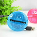 Plastic Candy Color Home/Office Headphone Wire Portable Cable Twister 3