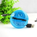 Plastic Candy Color Home/Office Headphone Wire Portable Cable Twister 4