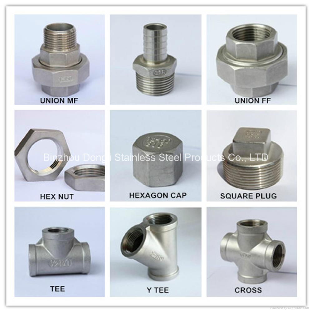 china supplier Stainless Steel pipe fitting Close Nipple 5