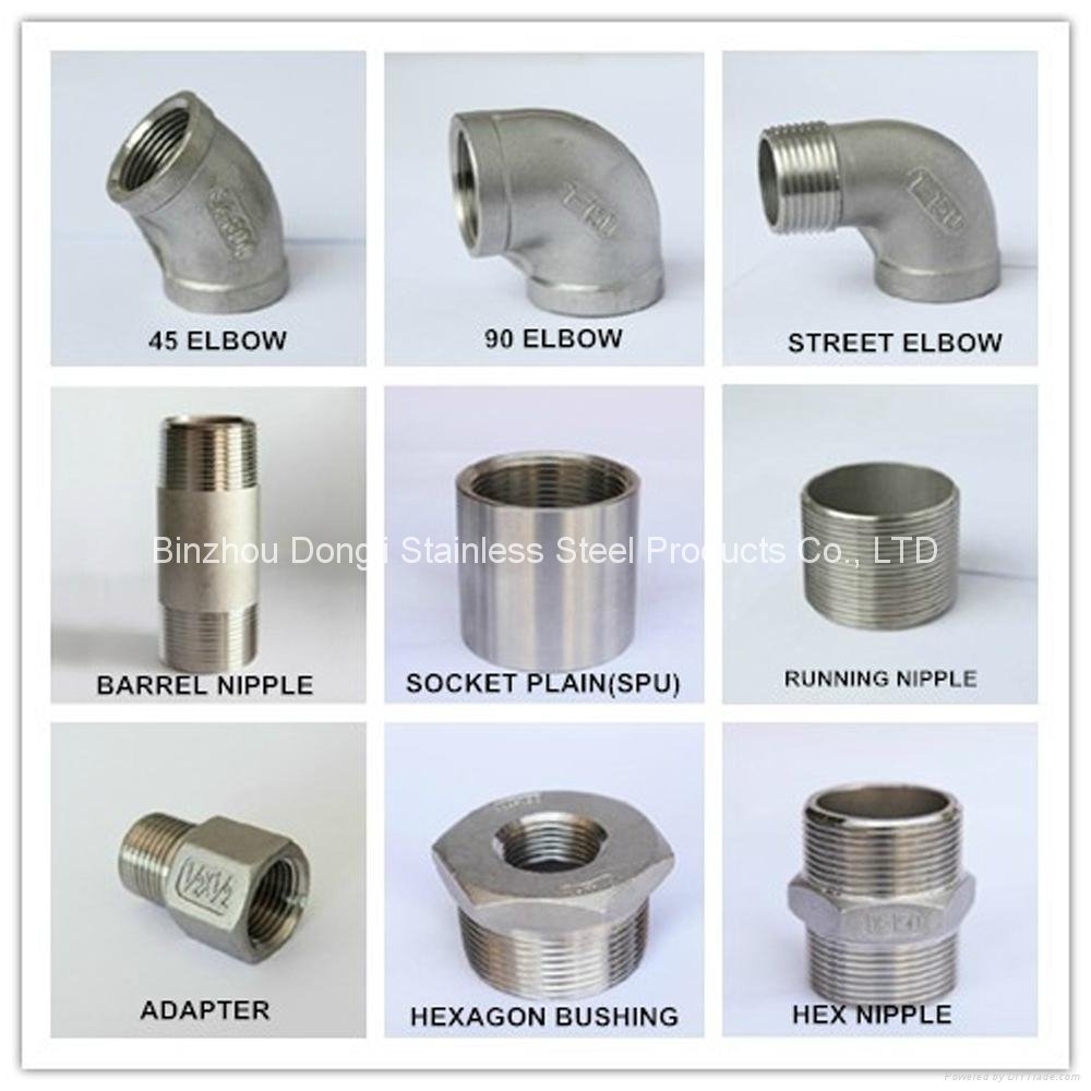 china supplier Stainless Steel pipe fitting Close Nipple 4