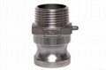 high quality stainless steel camlock fittings coupler, cam & groove coupling 2