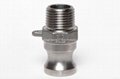high quality stainless steel camlock fittings coupler, cam & groove coupling 4