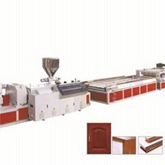 PVC Wood Plastic Door Board Production Line PVC