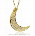 Classic Design Hot sell I Love You To the Moon Pendant Necklace Wholesale With C