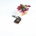Leather Blank Key Chain With Metal Closure 1
