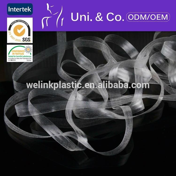 High elasticity garment clear elastic band TPU tape for clothes