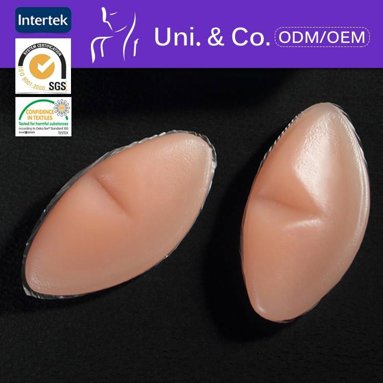 OEM Service nude invisible push up silicone bra insert pad  4