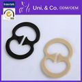 Different shape skin-friendly plastic bra back strap clip  5