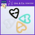 Hot sale anti-slip adjustable heart shape back strap clip for underwear 1