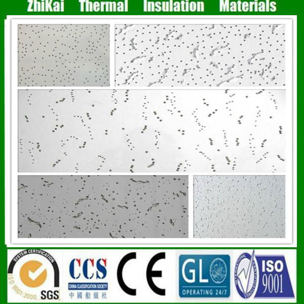 60x60 Morden ceiling design Acoustic Mineral fiber ceiling tiles 2