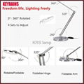 Office Study Hotel 9W Folding Touch Dimmable Metal Reading Desk Lamp 4