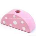 Fairytale Princess Castle Series Pink Wooden Shape Sorter Toy Blocks for Girls 2