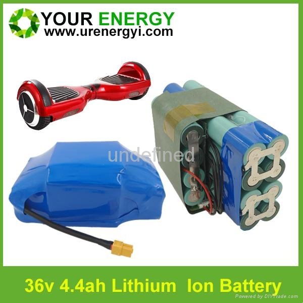 36v 4.4ah battery scooter lithium batteries for 2 wheels self balance scooter 4