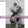 Segment Ball Valve With Heating Jacket Flange End