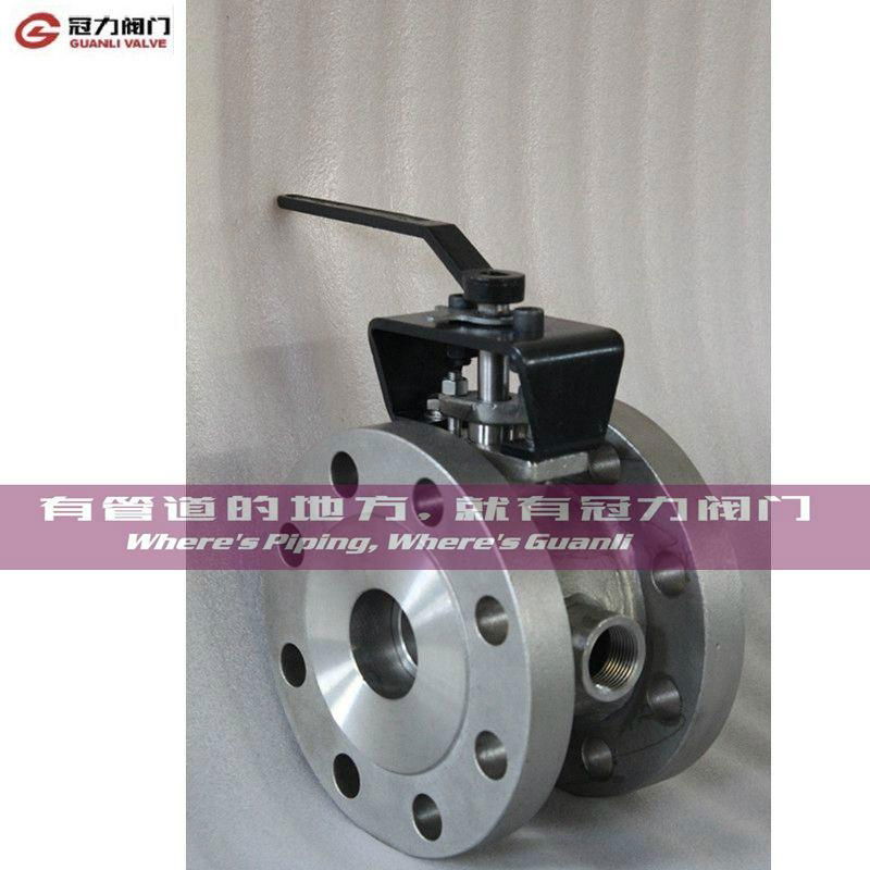 Flanged segment V-notch ball valve 1