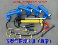 Gas pressure welding system