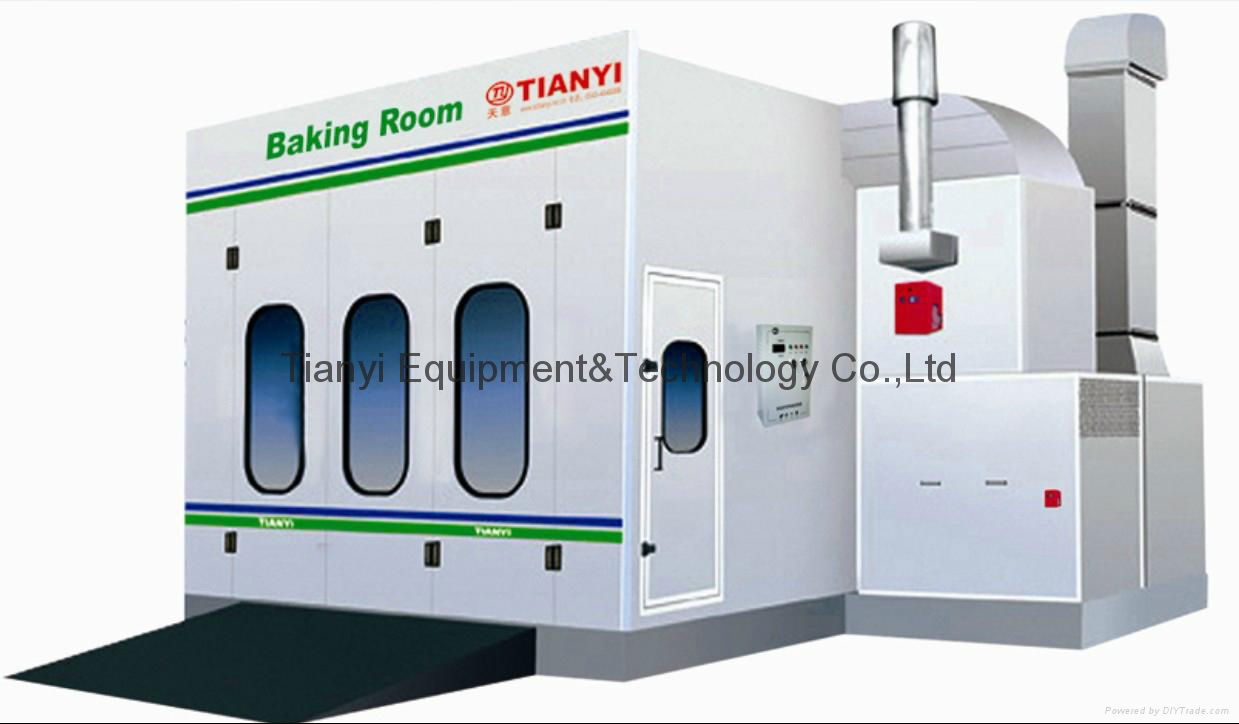 Shandong Tainyi 15M infrared heating auto paint drying systems drying oven