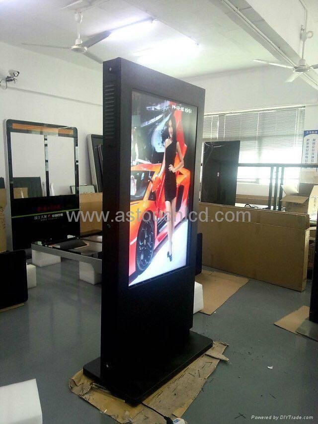 65inch andriod os 3G wifi outdoor advertising led display screen 3