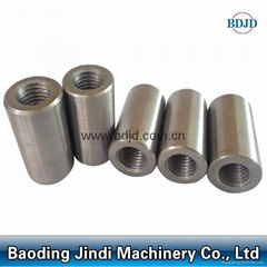 building material parallel couplers rebar mechanical splicing coupler