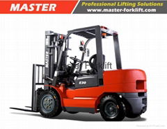 Master 3.0Ton Diesel Forklift with Japanese ISUZU engine