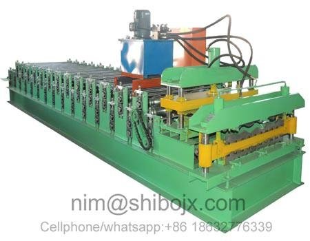 Double layer roll forming machine for roofing panel with tile 5