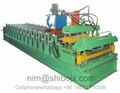 Double layer roll forming machine for roofing panel with tile 5