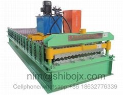 Corrugated roofing tile roll forming machine