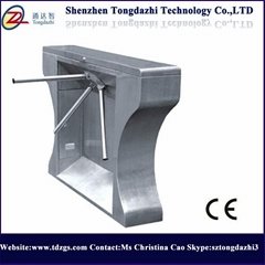 Bar-code access control system counter turnstile with ticketing system