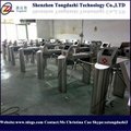 Fingerprint access control three roller gate security turnstile with rifd reader 3