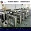 Fully automatic turnstile mechanism station coin operated swing gate barrier 2