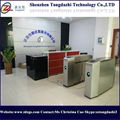 Counter retractable bi-directional fast lane speed flap barrier turnstile gate 2