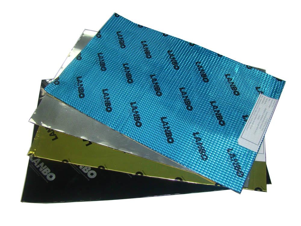 Good quality aluminum butyl car sound deadening material zz09/10