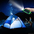 Factory Supplier USB Green 7000mAh Outdoor Solar Mobile Power Bank Charger