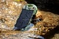 Private Label Camo Solar Power Bank 12000mah Outdoor USB Mobile Phone Charger  5