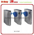 Bi-directional Access Control Angle Flap Barrier