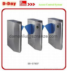 Bi-directional Access Control Angle Flap Barrier