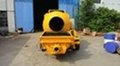 Private House Diesel Concrete Pump And Mixer 15m³/h Hydraulic Cylinder Legs