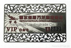 direct factory metal engraved custom cheap metal business card