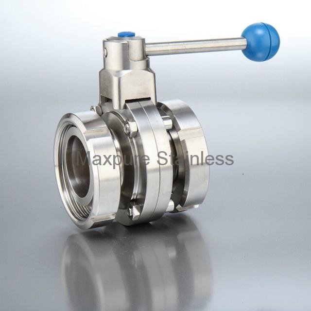 Stainless Steel Sanitary Butterfly Valves 4
