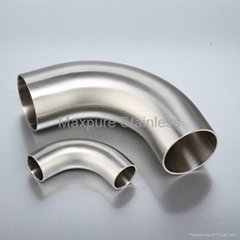 sanitary fittings 90 degree elbow welding ends