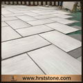 Chinese white wooden marble tile and