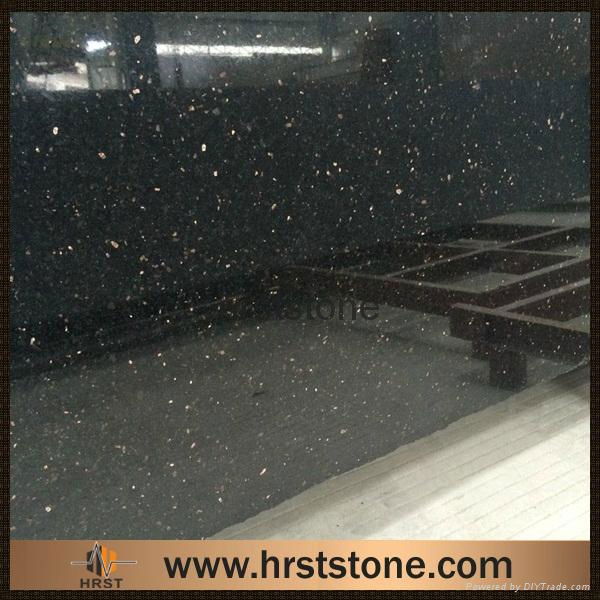 black galaxy granite slab and countertop