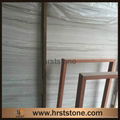 Chinese white wood marble slab