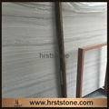 Chinese white wood marble slab 3