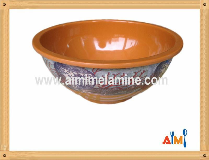  Various colorful melamine plastic bowl 3